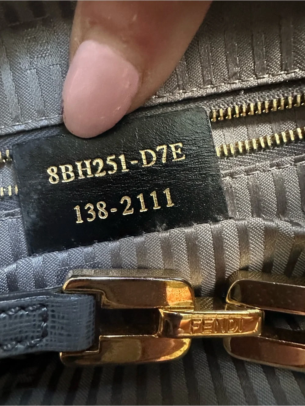 Fendi 2Jours Leather Satchel